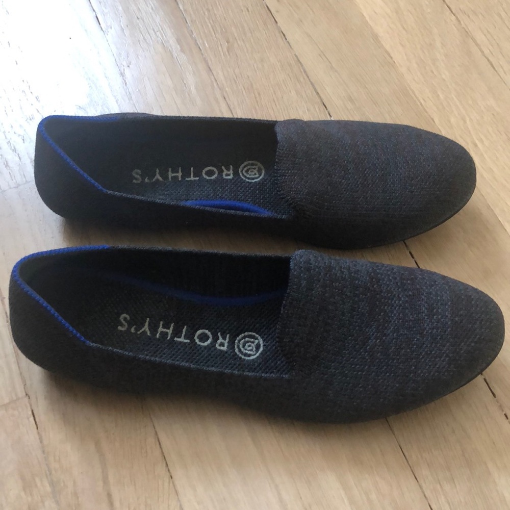 RETIRED RARE Rothy’s Navy heather loafer size 8 - Picture 2 of 6